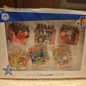 Pixar Animation Studios 40 Years Pin Set 5 – Limited Edition 700